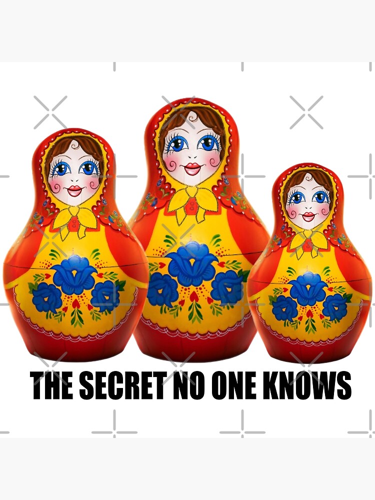 "The Masked Singer Russian Nesting Dolls" Poster by UnicornEmpireCo