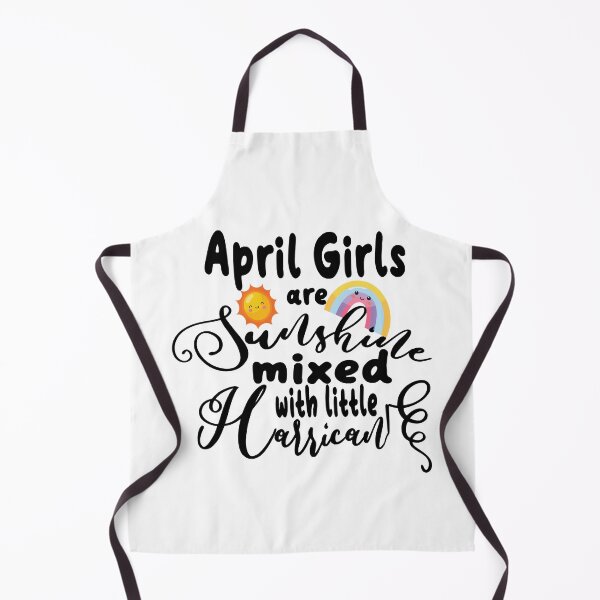 Item preview, April Girls Are Sunshine Mixed With A Little Hurricane Sticker designed and sold by RandolphDejesus.