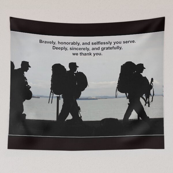 Item preview, Our military, bravely, honorably, selflessly serve. designed and sold by Alaskandreamer.