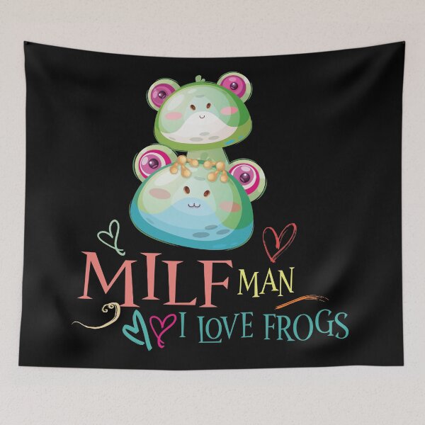 Item preview, MILF , MAN I LOVE FROGS CUTE,FUNNY T SHIRTS designed and sold by STTrillionTEES.