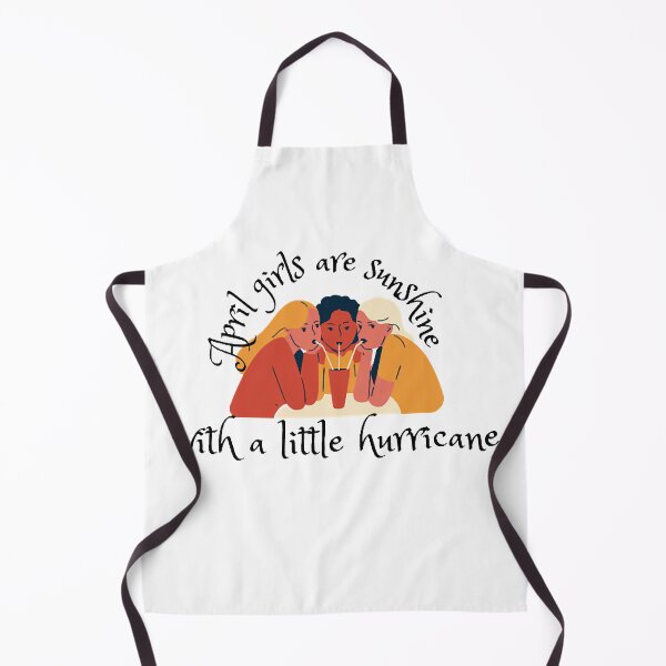 Item preview, April girls are sunshine with a little hurricane Sticker designed and sold by RandolphDejesus.