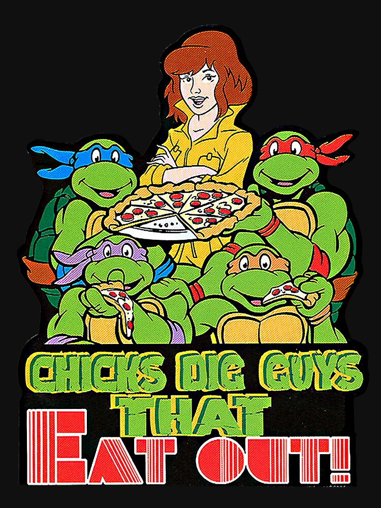 Disover Chicks Dig Guys That Eat Out Sticker | Active T-Shirt