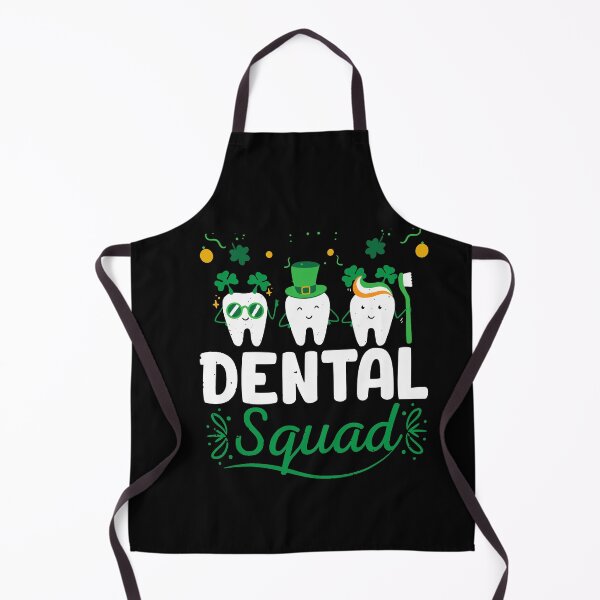 Artikelvorschau, Dental Squad, Happy St. Patrick's Day, gute Zähne, Kleeblatt, junger Klee, Geschenk für Zahnarzt entworfen und verkauft von GeorgianaConn.