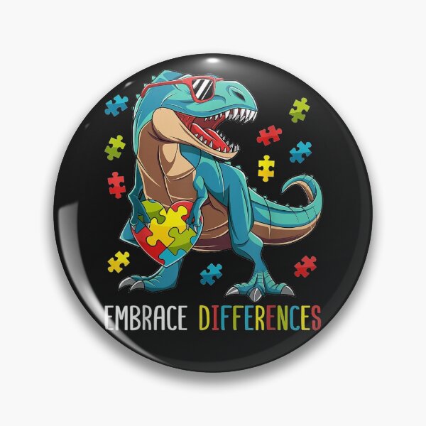 Item preview, Dinosaur Puzzle Piece Autism Awareness, Boys Kids Gift, Autism Dino, Embrace Differences, Autism Day designed and sold by GeorgianaConn.