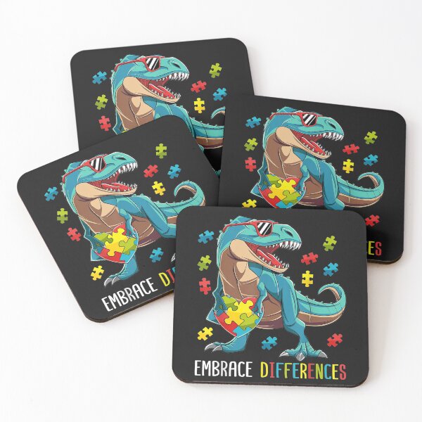 Item preview, Dinosaur Puzzle Piece Autism Awareness, Boys Kids Gift, Autism Dino, Embrace Differences, Autism Day designed and sold by GeorgianaConn.