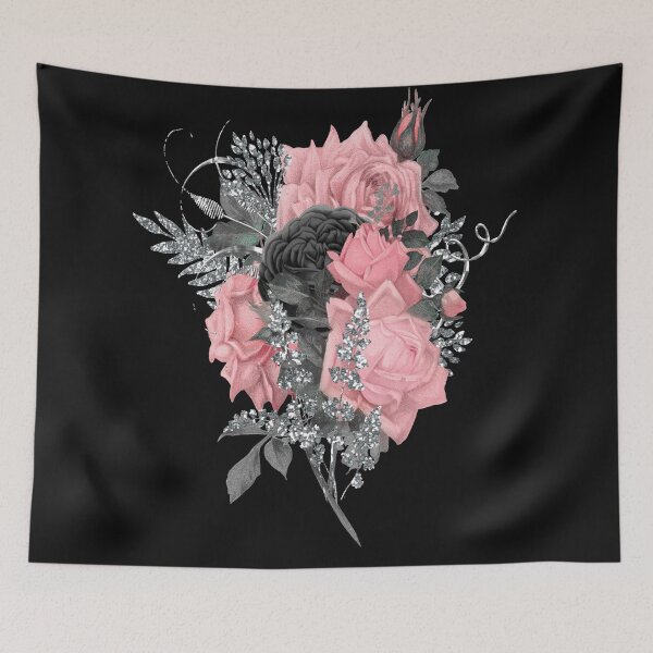 Item preview, Pink and black roses 1 designed and sold by HumanwreckageRB.