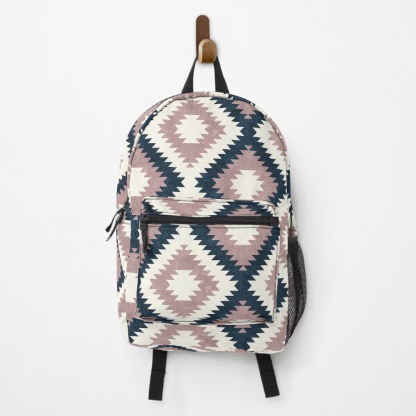 Item preview, aztec neutrals - mauve and navy designed and sold by littlearrow.