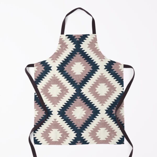 Item preview, aztec neutrals - mauve and navy designed and sold by littlearrow.