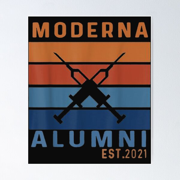 Aperçu de l'œuvre Moderna alumni, Moderna Alumni 2021, Vaccinated créée et vendue par Ambrosia1234.