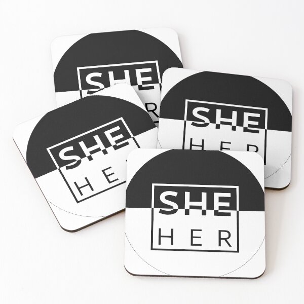 Item preview, She/her pronouns designed and sold by MIDdesigns.