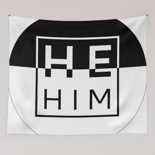 Item preview, He/him pronouns designed and sold by MIDdesigns.