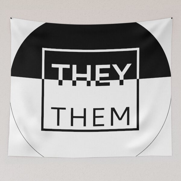 Item preview, They/them pronouns designed and sold by MIDdesigns.