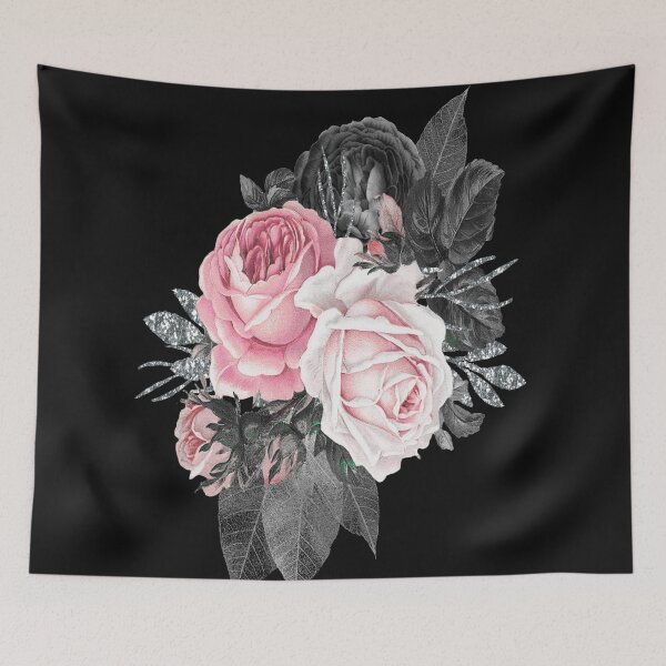 Item preview, Pink and black roses 2 designed and sold by HumanwreckageRB.