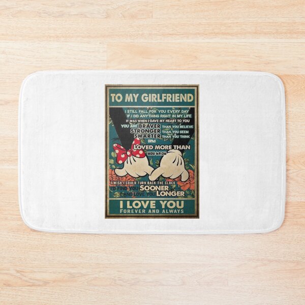 Item preview, Mickey Minnie Promise To My Girlfriend I Love You Poster designed and sold by ACherokee.