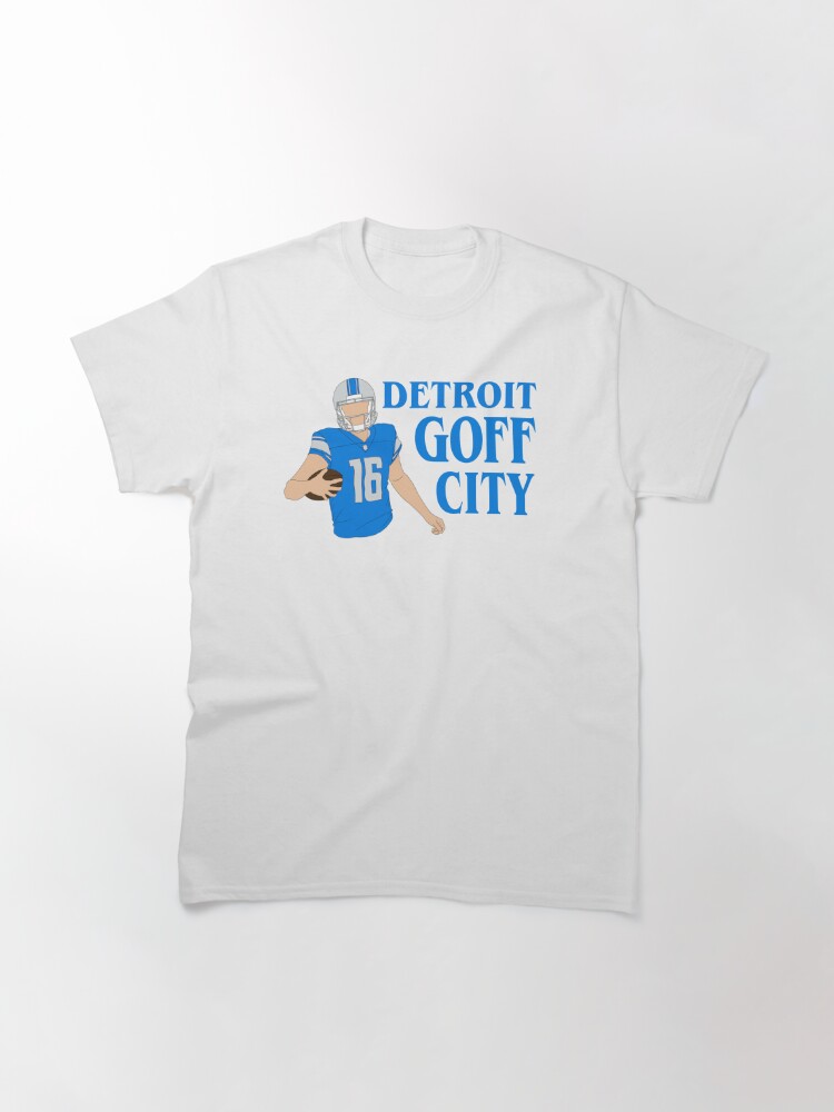 Discover Detroit Goff City Classic T-Shirt, Detroit Football Shirt, Retro Style 90s Vintage Unisex