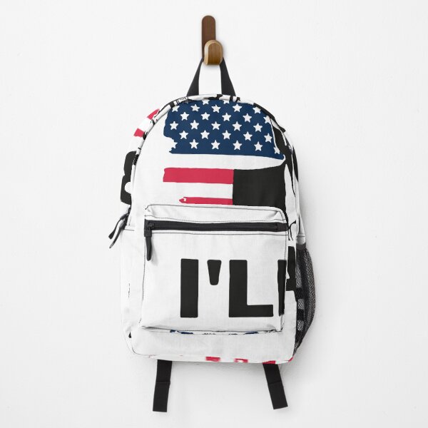 Item preview, Donald Trump 2020 I'll Be Back 2024, American Flag, Donald Trump Supporter designed and sold by GeorgianaConn.