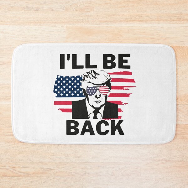 Item preview, Donald Trump 2020 I'll Be Back 2024, American Flag, Donald Trump Supporter designed and sold by GeorgianaConn.