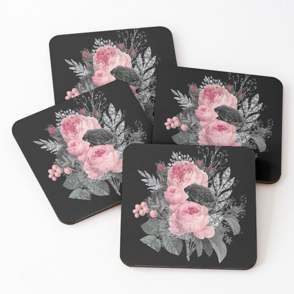 Item preview, Pink and black roses 3 designed and sold by HumanwreckageRB.