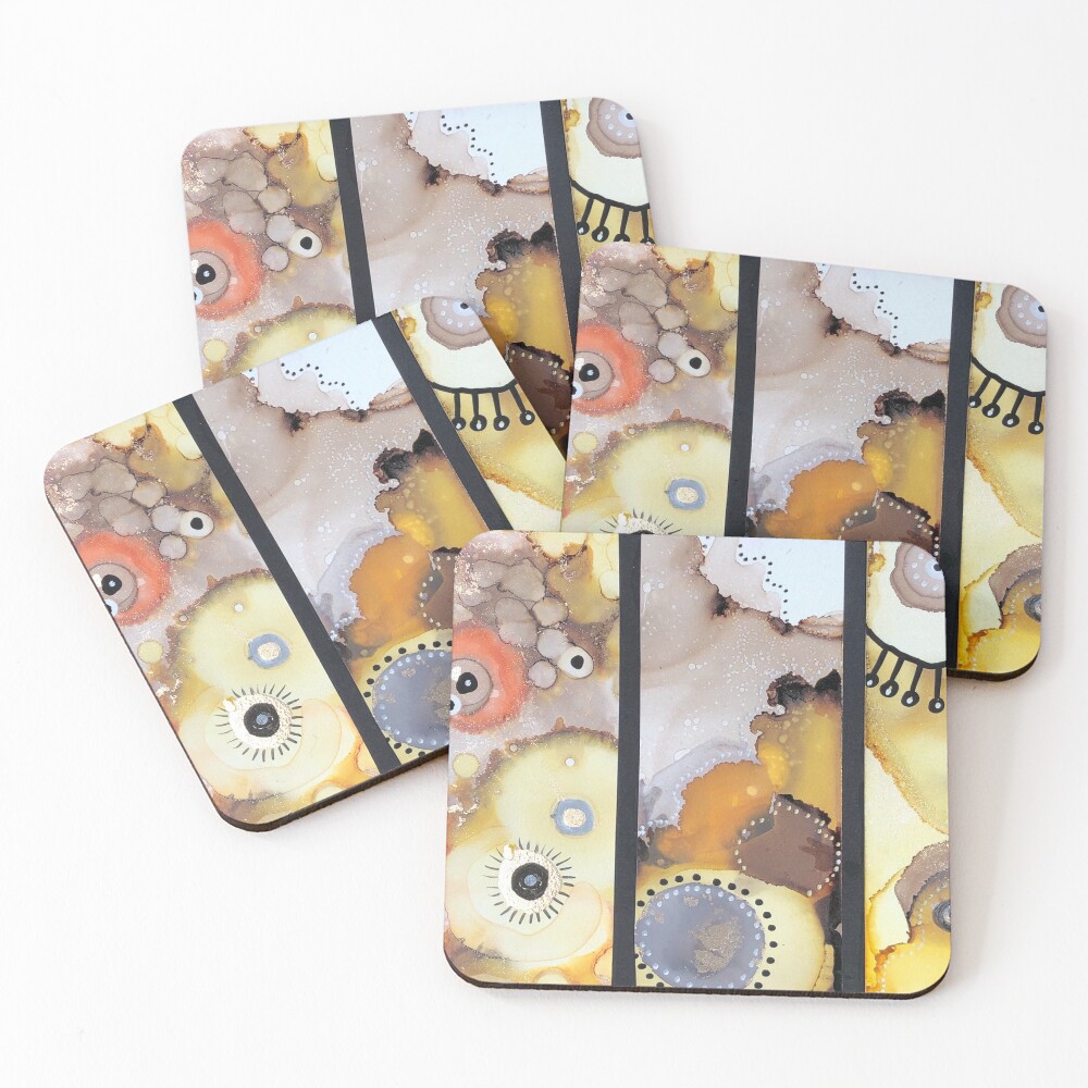 Item preview, Coasters (Set of 4) designed and sold by RoundRootStudio.