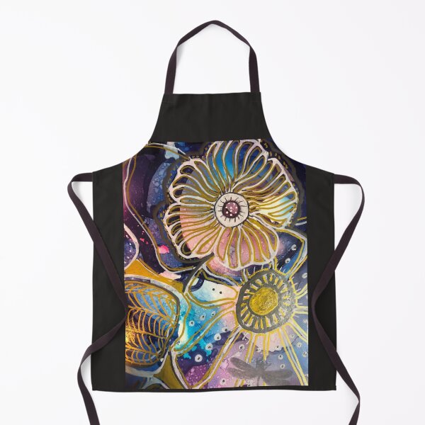 Item preview, space flowers designed and sold by RoundRootStudio.