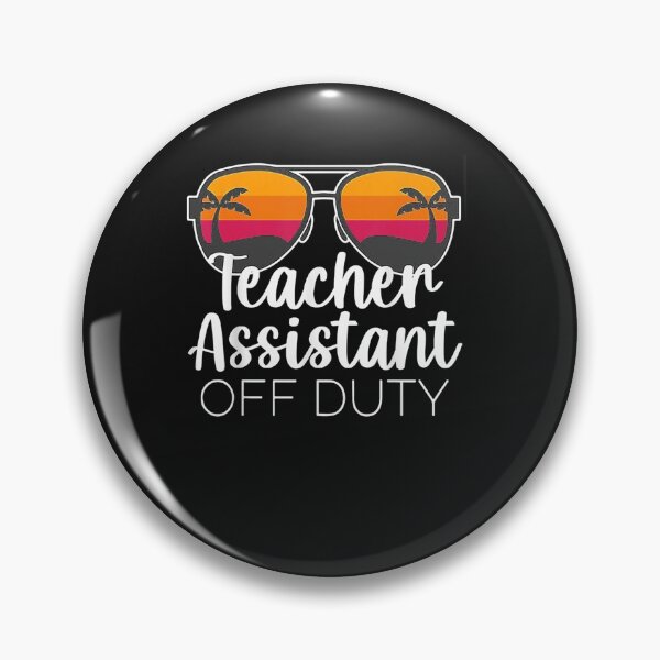 Item preview, Teacher Assistant of the Deaf Off Duty Sunglasses Sunset T-Shirt designed and sold by Lukifo-Mana.