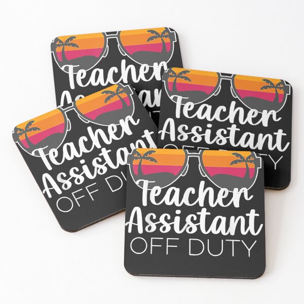 Item preview, Teacher Assistant of the Deaf Off Duty Sunglasses Sunset T-Shirt designed and sold by Lukifo-Mana.