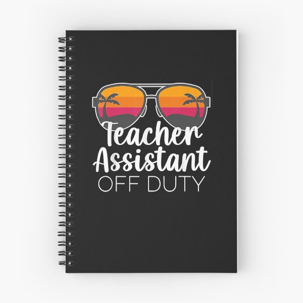 Item preview, Teacher Assistant of the Deaf Off Duty Sunglasses Sunset T-Shirt designed and sold by Lukifo-Mana.