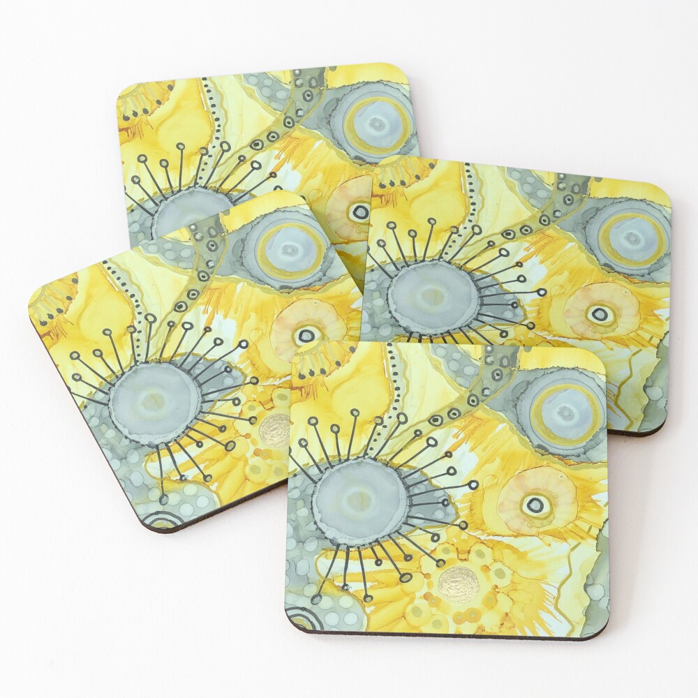 Item preview, Coasters (Set of 4) designed and sold by RoundRootStudio.