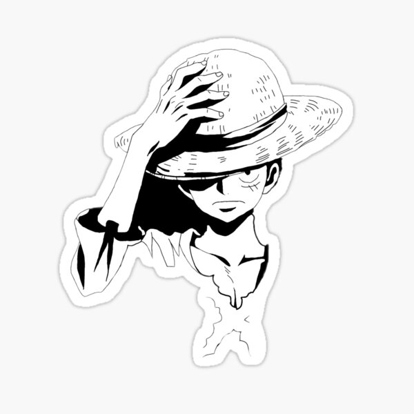 Black And White Luffy Gifts Merchandise For Sale Redbubble
