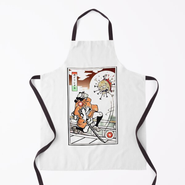 Item preview, Samurai Uses a Mask Against Viruses designed and sold by sisilmahendra.