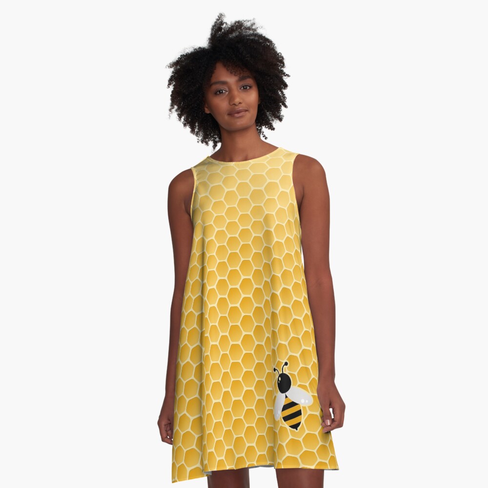 Bee-autiful A-Line Dress