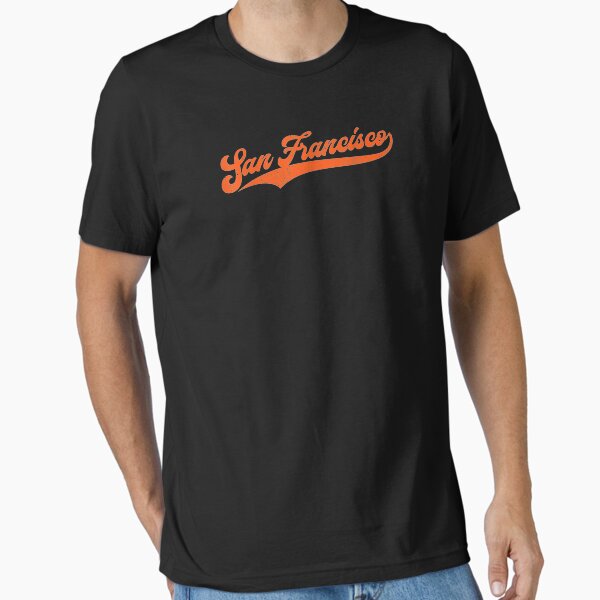 Vintage San Francisco Baseball Script SF Game Day Giant Gift T-Shirt Essential T-Shirt