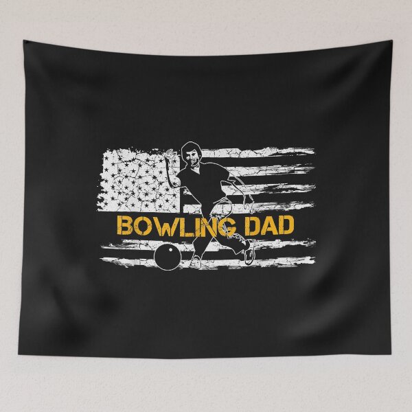 Item preview, Vintage American Flag Proud Bowling Dad Bowler Silhouette designed and sold by Ambrosia1234.
