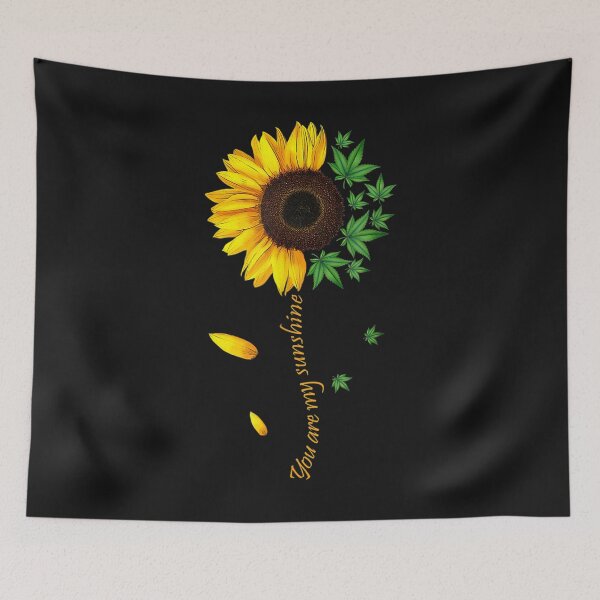 Item preview, Weed Sunflower Tee Women Marijuana 420 T-Shirt designed and sold by Lukifo-Mana.