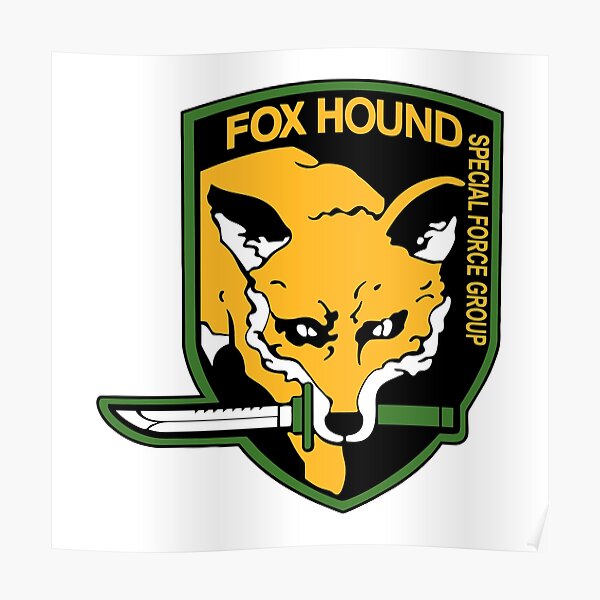 Foxhound Logo Posters Redbubble