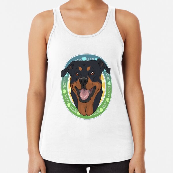 Rotty Love Racerback Tank Top