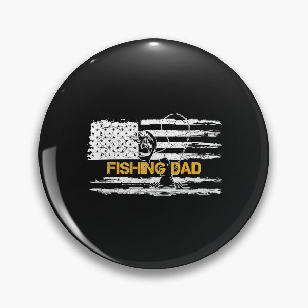 Item preview, Vintage American Flag Proud Fishing Dad Fisherman Silhouette designed and sold by Ambrosia1234.