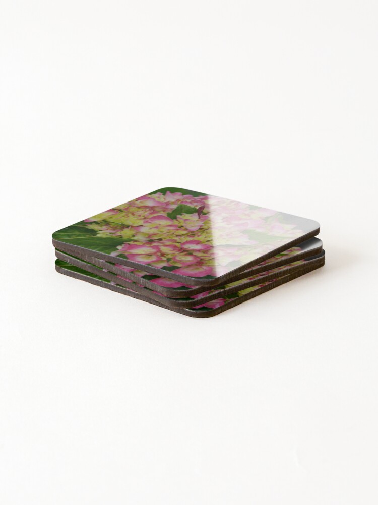 Thumbnail 4 of 5, Coasters (Set of 4), Hydrangea First Spring Bloom designed and sold by Tdcc2000.