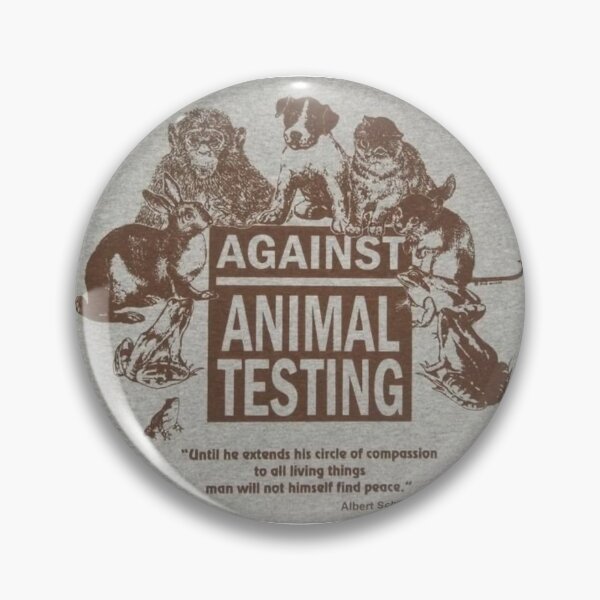 Item preview, Stop Animal Testing  designed and sold by Rainbowstickerz.