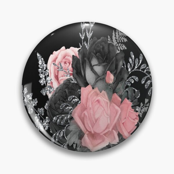 Item preview, Pink and black roses 4 designed and sold by HumanwreckageRB.