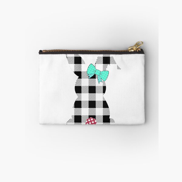 Item preview, Easter Bunny, Buffalo Plaid, Bunny, Easter, Bunny With A Bow, Polka Dot Tail designed and sold by GeorgianaConn.