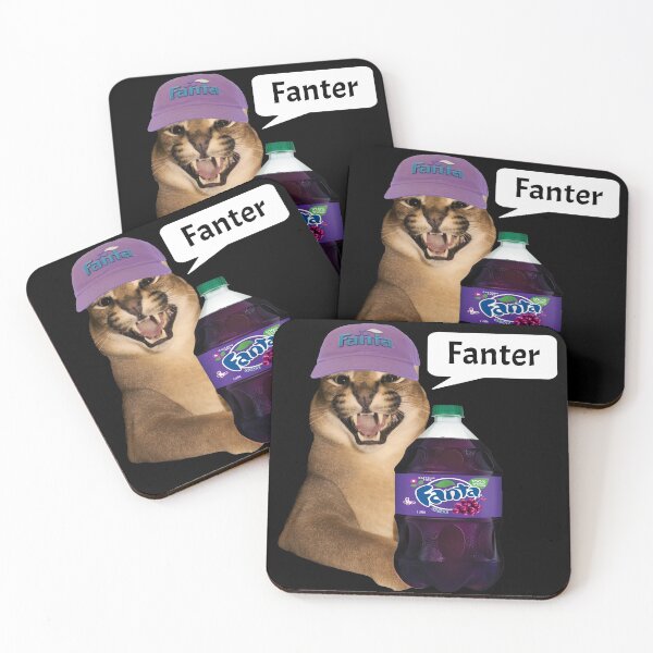 Item preview, Demotivational Big Floppa Cat Meme Fanter Grape (Caracal) designed and sold by fomodesigns.