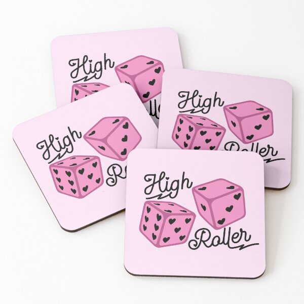 Item preview, High Roller Pink Heart Dice designed and sold by TheCraftyDrunkCo.