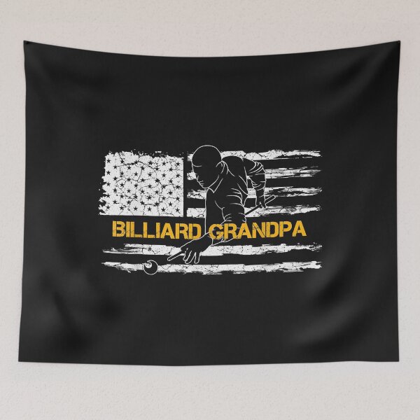 Item preview, Vintage American Flag Proud Pool Billiard Snooker Grandpa designed and sold by Ambrosia1234.