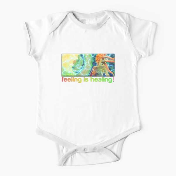 feeling is healing! (ureka.org) Short Sleeve Baby One-Piece