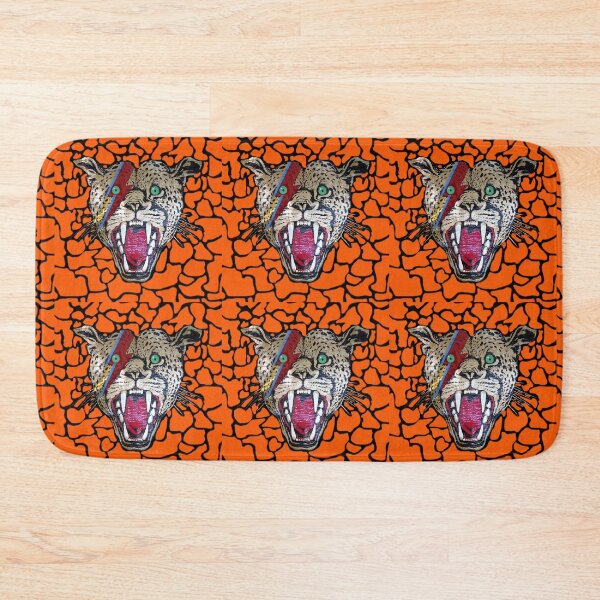 Item preview, Street Walking Cheetah on orange, large head designed and sold by mickwarkcup.