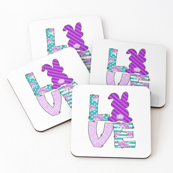 Item preview, Easter Bunny, Love Bunny, Rabbit , Purple Bunny, Sparkle Quote designed and sold by GeorgianaConn.