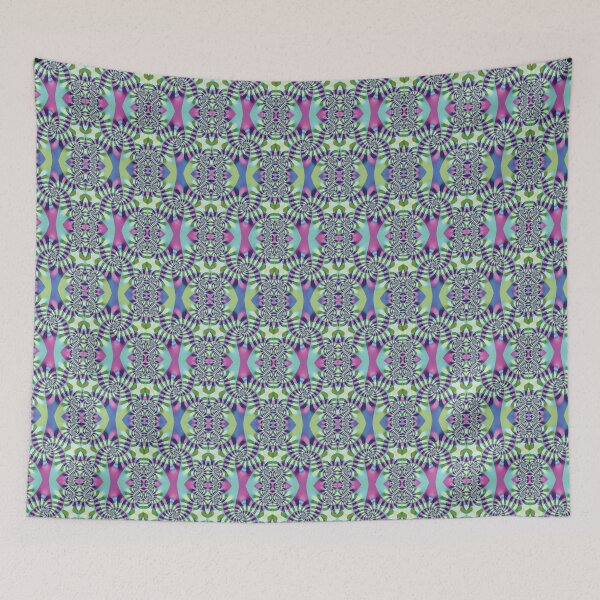 Item preview, Psychedelic Nautilus Fantasy Pattern designed and sold by Patricia Ramsauer.