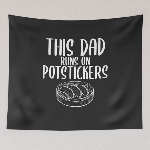Item preview, This Dad Runs On Potstickers Foodie Gift designed and sold by EricJP.