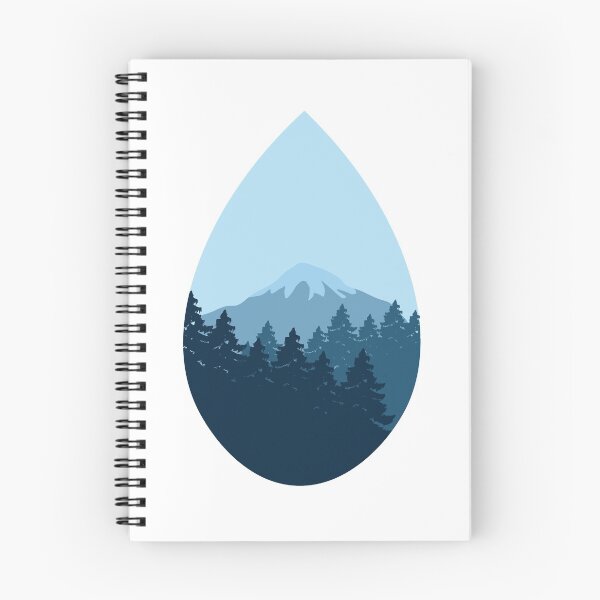 Item preview, mountain raindrop designed and sold by raineegrace.